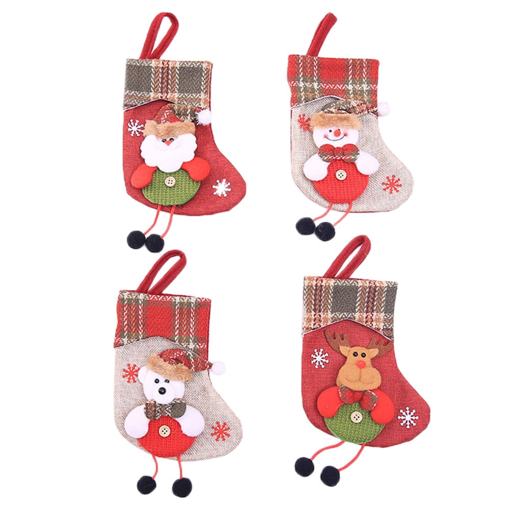 Christmas Stockings Ladies Stocking Funny Socks 2023 Cartoon Santa Claus  Elk Stockings Kawai Girls Christmas Gift