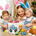 thumbnail image 1 of Vikakiooze 2023 Easter Basket Holiday Rabbit Bunny Printed Canvas Gift Carry Candy Bag, 1 of 1