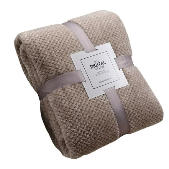 Vikakiooze 2023 Flannel Fleece Microfiber Throw Blanket Anti-cat Scratch Solid Color Sofa Blanket Flannel Plush Blanket Gift Blanket Blanket for Sofa