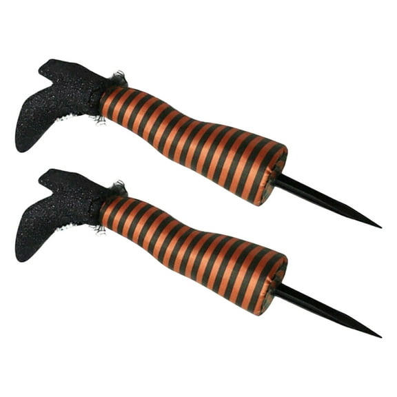 Vikakiooze 2023 Halloween Decorations Halloween Creative Decoration Prosthetic Witch Leg Garden Decorations
