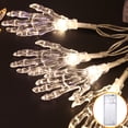 thumbnail image 1 of Vikakiooze 2023 Halloween Decorations Halloween Ghost Lights String Ghost Festival Room Decoration LED String Lights Decoration Props, 1 of 5