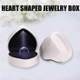 thumbnail image 1 of Vikakiooze 2023 Heart Shaped Ring Protection Box Drop Resistant Solid Color at Dressing Table, 1 of 1