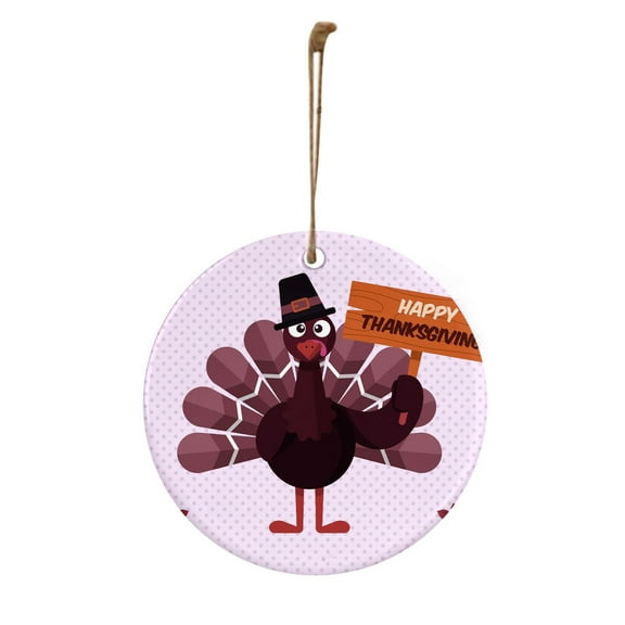 Vikakiooze 2023 Home Decor 5PC Ornament Fall Thanksgiving Turkey Wooden Wedding Party Decor New
