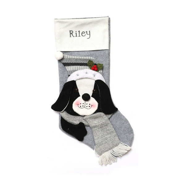 Vikakiooze 2023 Home Storage and Organization Christmas Socks Gift Snowman Cat Dog Penguin Bags Christmas Decorations Ornaments Socks Candy Bag