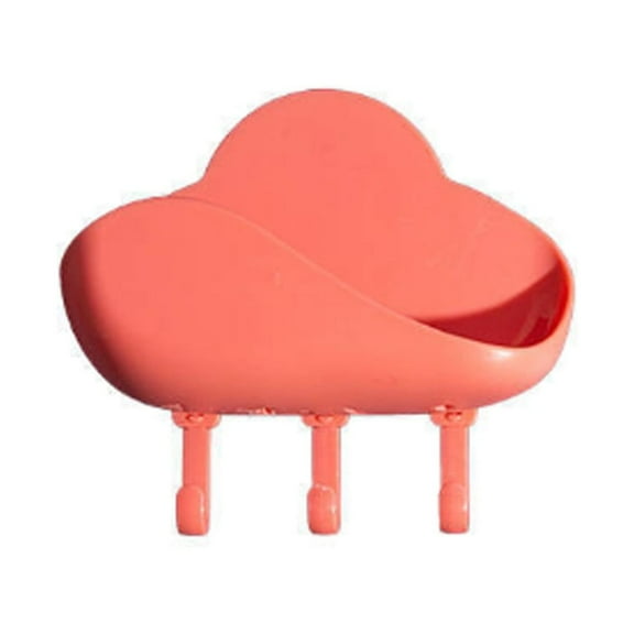 Vikakiooze 2023 Home Storage and Organization Cloud Shape Soap Box Punch-Free Key Holder Home Storage Dishs Bathroom Kitchen