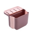 thumbnail image 1 of Vikakiooze 2023 Home Storage and Organization Double Suction Cup Hanging Sink Kitchen Waste Dry And Wet Drains Basket, 1 of 6