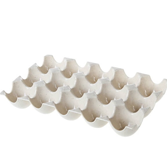 Vikakiooze 2023 Home Storage and Organization Egg Holder Box Refrigerator Storage Tray For 15PCS Eggs Shatter-proof
