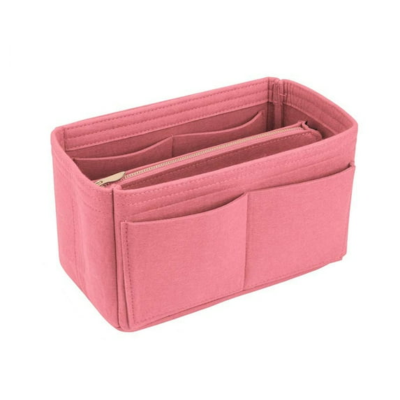 Vikakiooze 2023 Home Storage and Organization Insert Bag Zipper Multi Pocket Handbag Purse Organizer Holder Makeup Travel