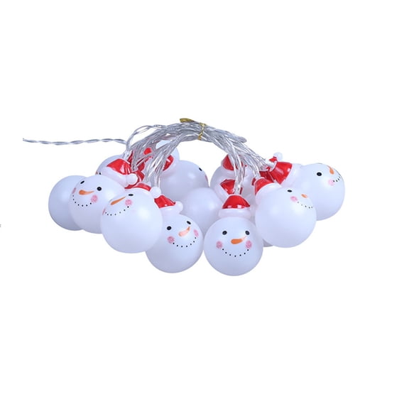 Vikakiooze 2023 LED Snowman Light String Lamp Christmas Tree Party Decor Christmas LED String Lights Snowman Indoor Outdoor Party Xmas Tree Decor Christmas Decorations