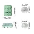 thumbnail image 1 of Vikakiooze 2023 New Ice Cubes Maker,6 Hole Ice Cubes Molding Ice Box Small Household Refrigerator Easy-Release Ice Lattice With Cover Silicone Ice Lattice S For Freezer Kitchen Appliances on, 1 of 5