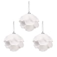 thumbnail image 1 of Vikakiooze 2023 Pack Of 3 Christmas Petal Glitter Foam Balls Christmas Tree Decoration Christmas Balls 8cm, 1 of 6