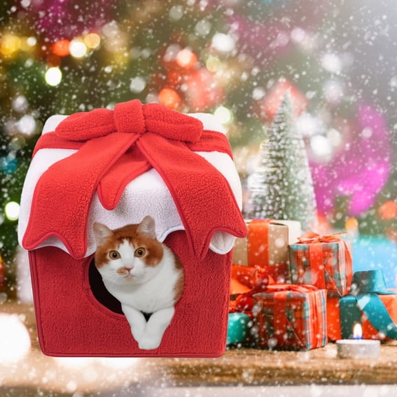 Vikakiooze 2023 Promotion on sale, Cute cat And Dog Bed For Indoor cat Cave Dog House, Comfortable Pet Bed For cat, Dog, ppy,Rabbit