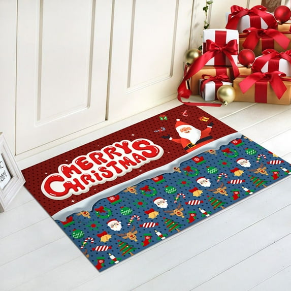 Vikakiooze 2023 Promotion on sale, Indoor Outdoor Entry Doormats Front Door Decoration Mat Non-Slip Absorbent Entry Door Rugs
