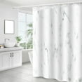 thumbnail image 1 of Vikakiooze 2023 Promotion on sale, Polyester Shower Curtain, Waterproof Design And Polyester, Quick-Drying, Weighted Hem, Shower Curtains Set For Bathroom ,Light Luxury Pattern Shower Curtain, 1 of 8