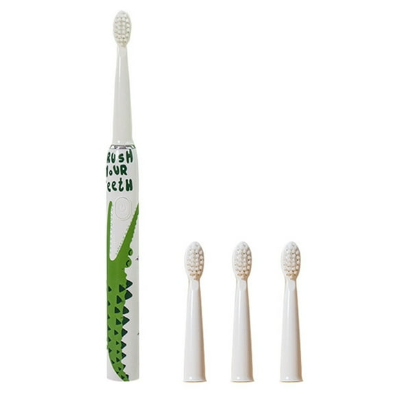 Vikakiooze 2023 Promotion on sale, Rechargeable Kids Electric Toothbrush, 3 Modes With Memory, Easy Cleng, 19000 Strokes, IPX7 Waterproof, 2-Min Timer For Age 3+, 4 Soft Bristles