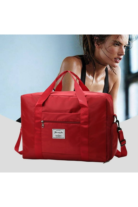 Sports & Duffle Bag - Foldable Weekenders Bag For ing Women & Men - 35L Overnight Lightweight Waterproof Duffel Bags With Shoe Pocket