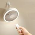 thumbnail image 1 of Vikakiooze 2023 Promotion on sale, U Rechargeable Small Ceiling Fan Portable Dimmable Outdoor Indoor Hanging Fan Desktop Night Light Mini Multi-function Fan Light, 1 of 9