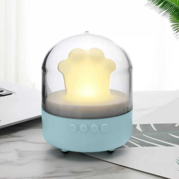 Vikakiooze 2023 Promotion on sale, cat Paw Lamp, Bluetooth Audio Speaker Night Light, Night Smart Alarm Clock Portable Wireless Bedroom Bedside Reading Lamp, Music Sleep Lamp Support Speakerphone