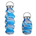 thumbnail image 1 of Vikakiooze 2023 Silicone Collapsible Water Bottles, 500ml Portable Foldable Expandable Water Bottle Sports Cups, Leak Proof And Reusable, For Outdoor Activities Travel, 1 of 1