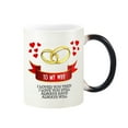 thumbnail image 1 of Vikakiooze 2023 Valentine's Day Thermal Color Change Ceramic Mug Best Holiday Gift Coffee Cup, 1 of 1