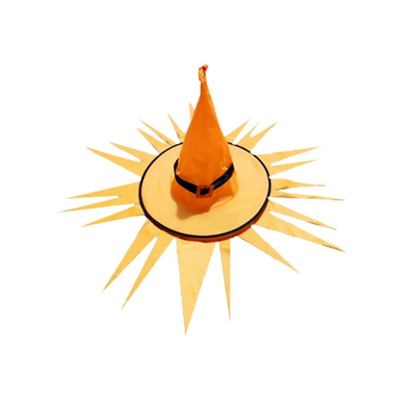 Vikakiooze 2PC Halloween Witch Hat Party Decoration Props LED Glowing Ghost Hat, Halloween Decorations