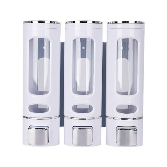 Vikakiooze 3-in-1 Shower Soap Dispenser - Shampoo And Conditioner Dispenser - Soap Separator Bathroom - Can Be Used For Shampoo Conditioner Body Lotion Body Wash Bathroom