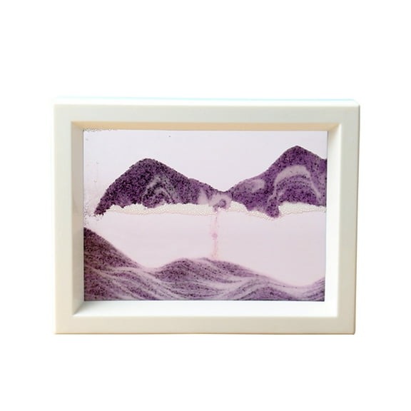 Vikakiooze 3D Moving Sand Art, 360ยฐ Rotating Hourglass Decoration, Creative Art Sand Art Liquid Motion Living Room Bedroom Desk Decoration (5ML)