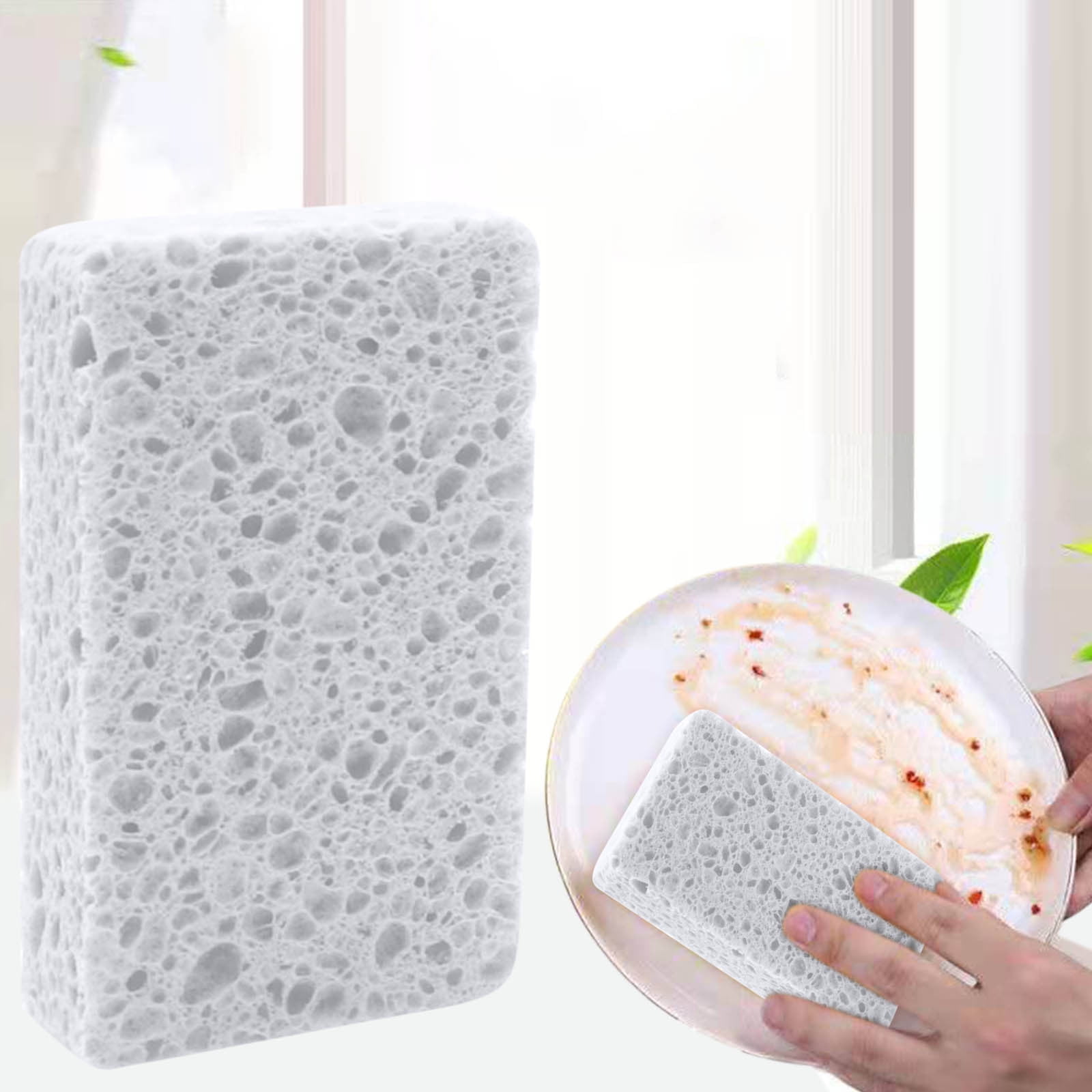 Vikakiooze 3PCS Quick Dishwashing Wood Pulp Cotton Rags Quick