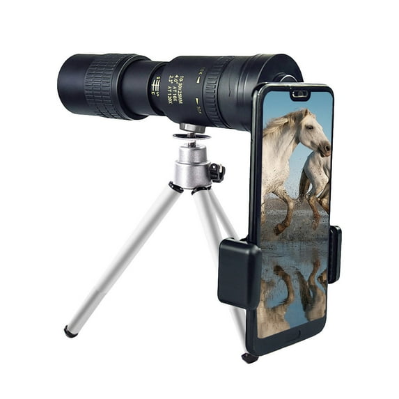 Vikakiooze 4k 10-300x40mm Super Telephoto 4K 10-300X40mm Super Telephoto Zoom Monocular Telescope Portable