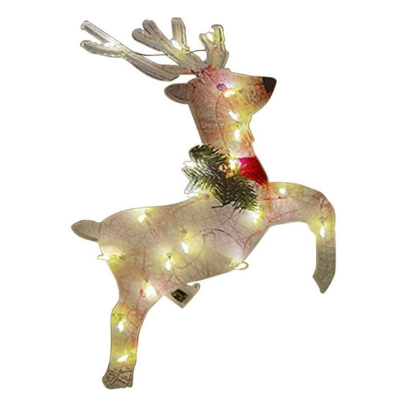 Vikakiooze Up to 50% Off! Christmas Dog Led Light Animated Christmas Outdoor Decoration Glowing Christmas Animals With Lights Garden Yard Decoration Insert