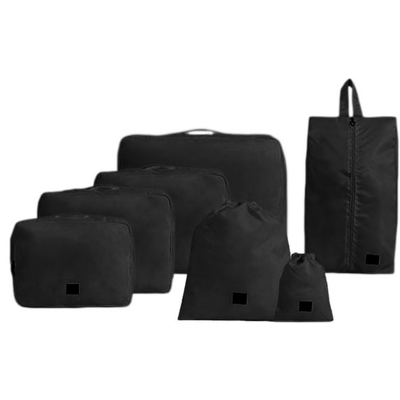 Vikakiooze 7 Piece Packing Cubes for Suitcases, Storage Bag for Moving Dormitory Spring Travel Camping Christmas Decoration Packaging Supplies Organizer'S Handbag Reusable And Sustainable Use
