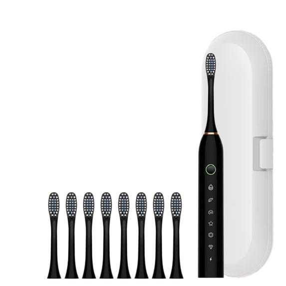 Vikakiooze 8 Brush Heads Electric Toothbrush For Adults USB Charging