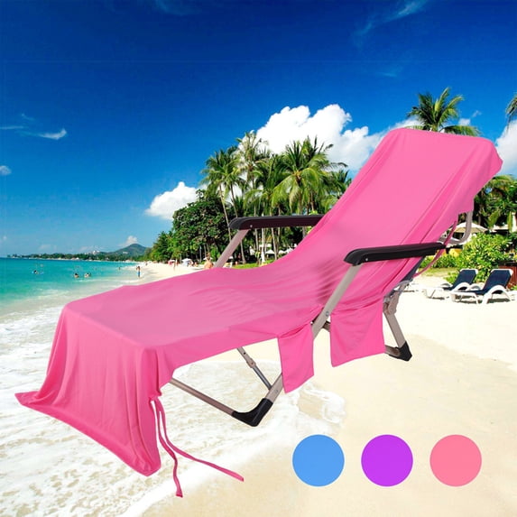Vikakiooze 82.5’’ x 28’’ Lounge Chair Beach Towel Cover