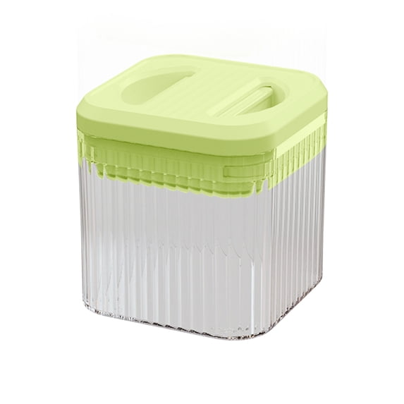 Vikakiooze Airtight Food Storage Container, Press Type Sealed Container Kitchen Storage Food Grade Storage Container Plastic Grain Cereal Storage Box
