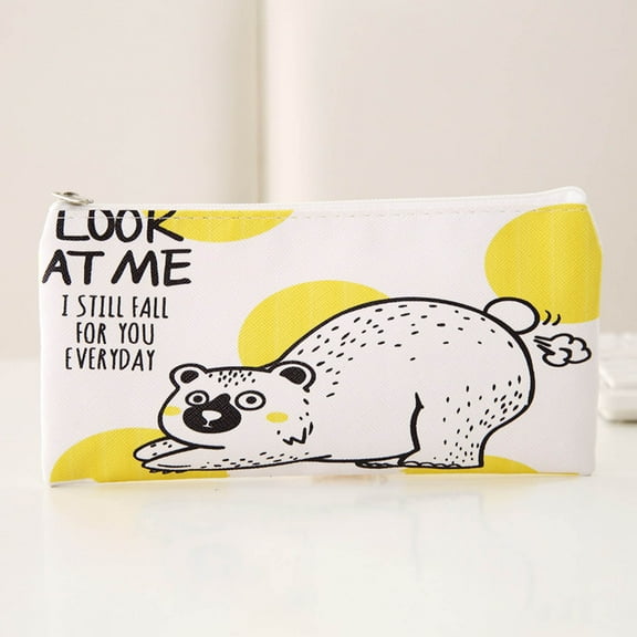 Vikakiooze Back to Supplies, New Cartoon Pencil Case, Cute Stationery Bag, Cartoon Pencil Case, Pencil Case