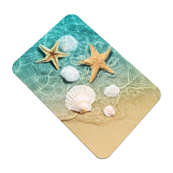 Vikakiooze Bathroom Carpet Sponge Foam Absorbs Water And Is Soft And Suitable For Bathroom And Kitchen 15.74x23.62 Inches Flannel Mat Is Antiskid