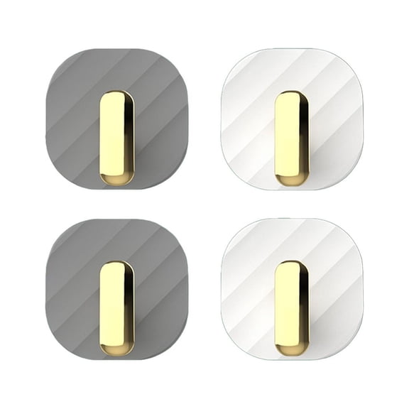 Vikakiooze Bathroom Towel Hooks - 4Pack Towel Wall Mounted, Coat Keys Hook Robe Rack Matte Shower For Bedroom Kitchen Hotel