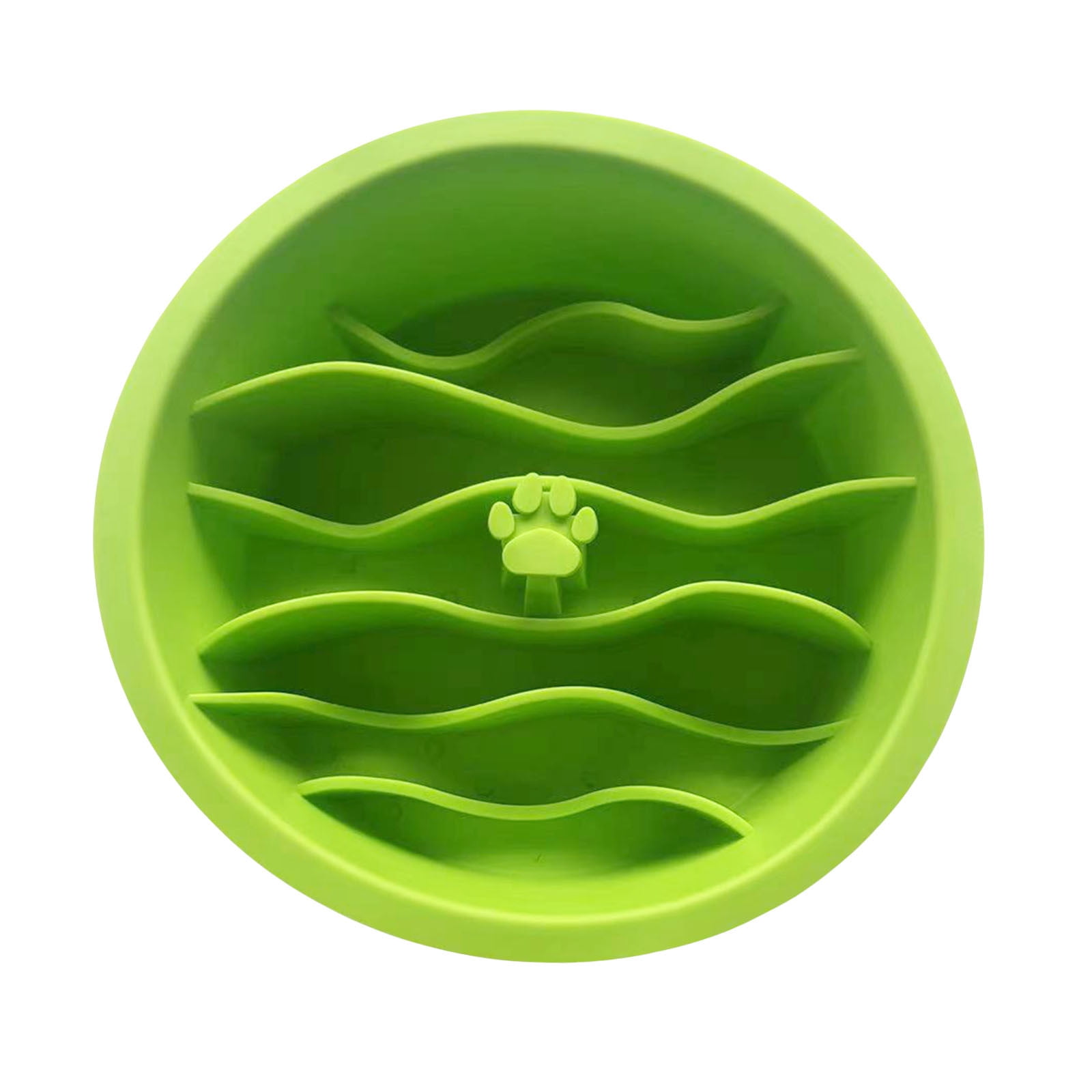 Puzzle Lick Bowl / An Universal Dog Feeding Solution (Wheat-Yellow)