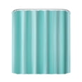 thumbnail image 1 of Vikakiooze Blue Shower Curtain, Design And Polyester, Quick-Drying, Weighted Hem, Short Shower Curtains Set for Bathroom, Durable And Washable, 1 of 7