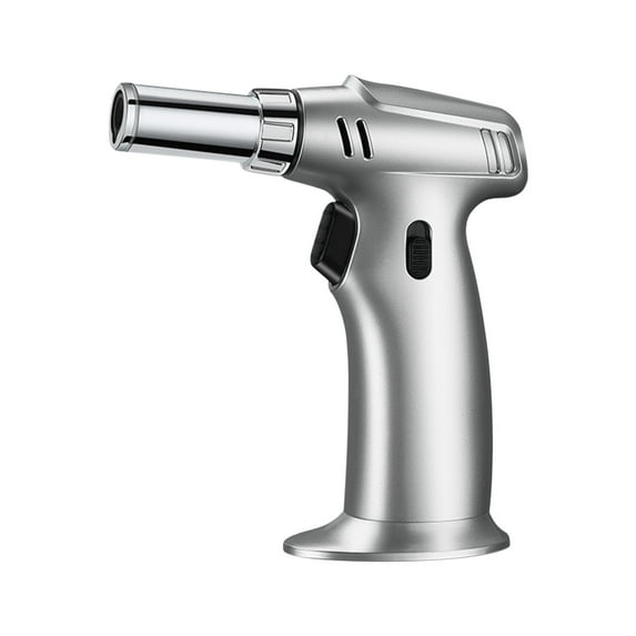 Vikakiooze Butane Torch, Refillable Kitchen Torch Lighter, Fit All Butane Tanks Blow Torch with Lock, Kitchen Torch Butane Refill for Torch, Gas is not Included
