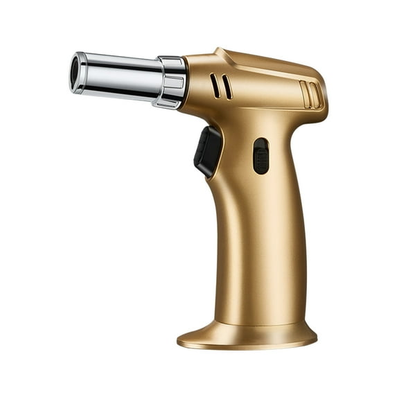 Vikakiooze Butane Torch, Refillable Kitchen Torch Lighter, Fit All Butane Tanks Blow Torch with Lock, Kitchen Torch Butane Refill for Torch, Gas is not Included