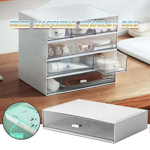 Vikakiooze Can Be Combined And Superimposed Transparent Storage Box, Warehouse Sale