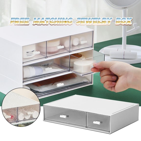 Vikakiooze Can Be Combined And Superimposed Transparent Storage Box, Warehouse Sale