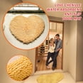 thumbnail image 1 of Vikakiooze Chenille Heart Shaped Door Mat Bathroom Toilet Living Room Multicolour, 1 of 4