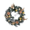 thumbnail image 1 of Vikakiooze Christmas Artificial Christmas Wreath, Spruce, Decorated With Christmas Balls, Pines Cones, Christmas Collection Wreath 15.75 Inches Christmas Decorations, 1 of 7