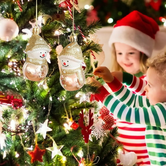 Vikakiooze Christmas Decorations Indoor 2 PC Christmas Decorations Christmas Tree Hangings Party Decoration Supplies