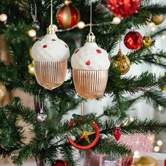 Vikakiooze Christmas Decorations Indoor 2 PC Christmas Decorations Christmas Tree Hangings Party Decoration Supplies