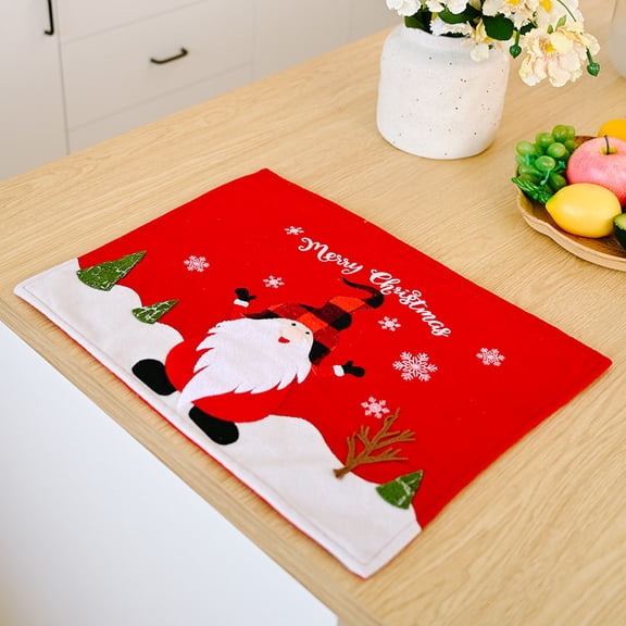 Vikakiooze Christmas Decorations New Christmas Decoration Tablecloth Christmas Table Runner Dress Up Supplies