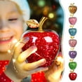 thumbnail image 1 of Vikakiooze Christmas Decorations Outdoor Crystal Apples Christmas Eve Gifts For Her Romantic Ornamental Apples Display, 1 of 7
