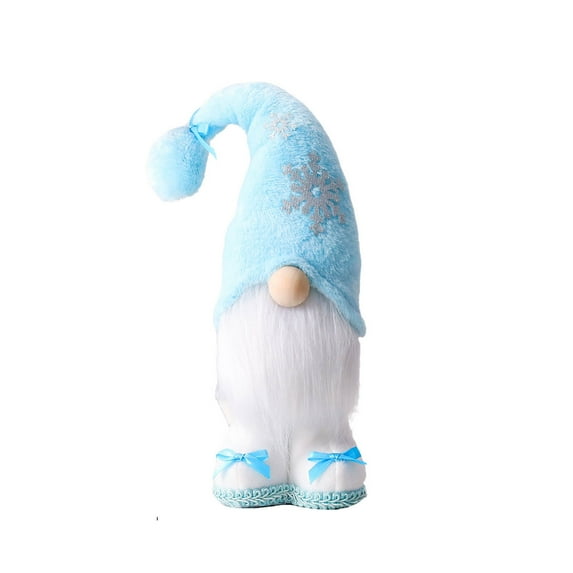 Vikakiooze Christmas Faceless Doll Standing Snowflake Decoration Ornaments Window Desktop Gnome Christmas Decorations Christmas Decorations Christmas Gift